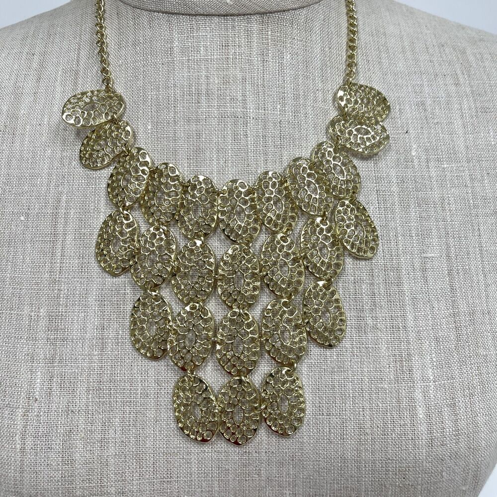 Gold-tone Chain Women's Fashion Necklace